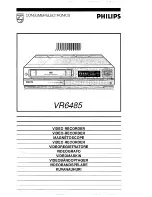 Philips VR6485 (German) Bedienungsanleitung предпросмотр