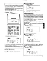 Предварительный просмотр 23 страницы Philips VR713 Operating Manual