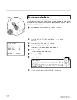 Preview for 58 page of Philips VR720/58 User Manual