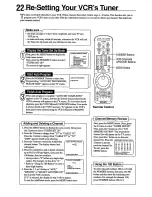 Предварительный просмотр 22 страницы Philips VR750 Operating Manual