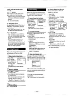 Preview for 13 page of Philips VR788/50 Instructions For Use Manual