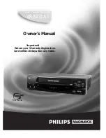 Philips VRA231AT Owner'S Manual preview