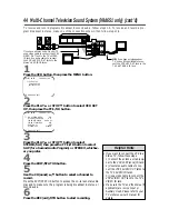 Preview for 44 page of Philips VRA451 Owner'S Manual