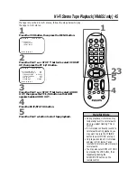 Preview for 45 page of Philips VRA451 Owner'S Manual