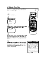 Предварительный просмотр 12 страницы Philips VRA471AT Owner'S Manual