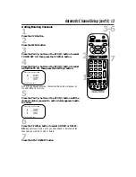 Предварительный просмотр 13 страницы Philips VRA471AT Owner'S Manual