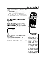 Preview for 33 page of Philips VRA633AT Owner'S Manual