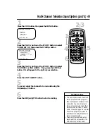 Preview for 49 page of Philips VRA633AT Owner'S Manual