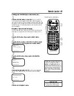 Preview for 49 page of Philips VRA671AT Owner'S Manual