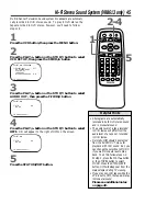 Preview for 45 page of Philips VRB413AT Owner'S Manual