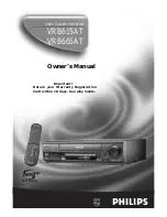 Philips VRB615AT Owner'S Manual preview