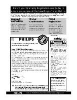 Предварительный просмотр 2 страницы Philips VRB615AT Owner'S Manual