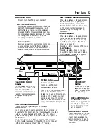 Preview for 23 page of Philips VRB615AT Owner'S Manual