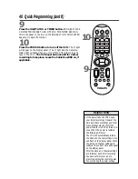 Preview for 40 page of Philips VRB615AT Owner'S Manual