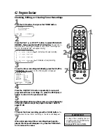 Preview for 42 page of Philips VRB615AT Owner'S Manual