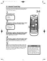 Предварительный просмотр 12 страницы Philips VRX240AT Owner'S Manual