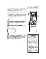 Preview for 27 page of Philips VRX262AT Owner'S Manual