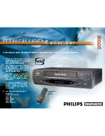 Предварительный просмотр 1 страницы Philips VRX262AT Specifications