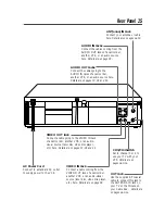 Preview for 25 page of Philips VRX360AT Owner'S Manual