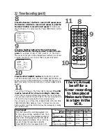 Предварительный просмотр 32 страницы Philips VRX360AT Owner'S Manual