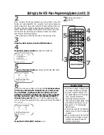 Предварительный просмотр 35 страницы Philips VRX360AT Owner'S Manual