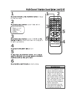 Preview for 45 page of Philips VRX360AT Owner'S Manual