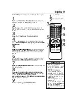 Preview for 29 page of Philips VRX362AT Owner'S Manual