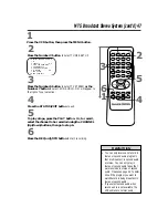 Preview for 47 page of Philips VRX362AT Owner'S Manual