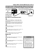 Предварительный просмотр 9 страницы Philips VRX463 Owner'S Manual