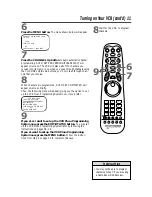 Предварительный просмотр 11 страницы Philips VRX463 Owner'S Manual