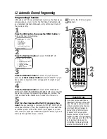 Предварительный просмотр 12 страницы Philips VRX463 Owner'S Manual