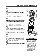 Preview for 33 page of Philips VRX463 Owner'S Manual