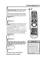 Preview for 35 page of Philips VRX463 Owner'S Manual