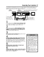 Preview for 47 page of Philips VRX463 Owner'S Manual