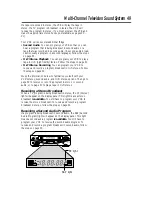 Preview for 49 page of Philips VRX463 Owner'S Manual