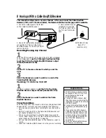 Preview for 8 page of Philips VRX562AT Owner'S Manual