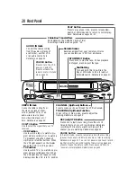 Preview for 28 page of Philips VRX562AT Owner'S Manual