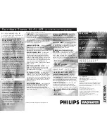 Предварительный просмотр 2 страницы Philips VRX562AT Specifications