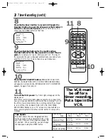 Предварительный просмотр 32 страницы Philips VRZ241AT Owner'S Manual