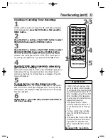 Предварительный просмотр 33 страницы Philips VRZ241AT Owner'S Manual