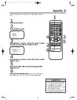 Предварительный просмотр 39 страницы Philips VRZ241AT Owner'S Manual