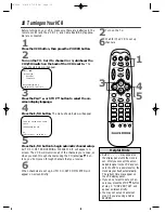 Предварительный просмотр 10 страницы Philips VRZ244 Owner'S Manual