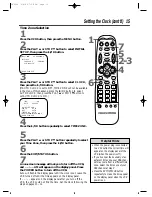 Предварительный просмотр 15 страницы Philips VRZ244 Owner'S Manual