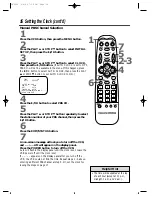 Предварительный просмотр 16 страницы Philips VRZ244 Owner'S Manual