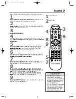 Предварительный просмотр 29 страницы Philips VRZ244 Owner'S Manual