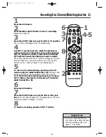 Предварительный просмотр 31 страницы Philips VRZ244 Owner'S Manual