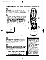 Предварительный просмотр 35 страницы Philips VRZ244 Owner'S Manual