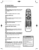 Предварительный просмотр 48 страницы Philips VRZ244 Owner'S Manual