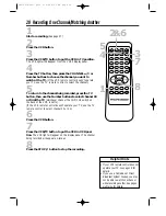 Preview for 28 page of Philips VRZ262AT Owner'S Manual