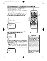 Preview for 36 page of Philips VRZ262AT Owner'S Manual